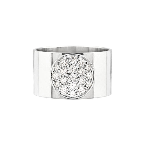 Bague 54 Bague Dinh Van, "Anthea", or blanc et diamants. 58 Facettes 35515