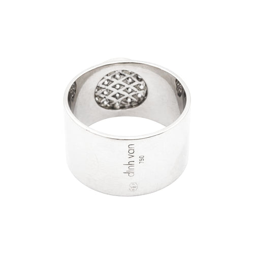 Bague 54 Bague Dinh Van, "Anthea", or blanc et diamants. 58 Facettes 35515