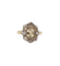 Bague 43 Bague marguerite antique en or 18k et platine, topaze et diamants 58 Facettes A06590