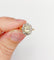 Bague 43 Bague marguerite antique en or 18k et platine, topaze et diamants 58 Facettes A06590