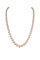 Collier Collier en chute Akoya 53,5 cm en or gris et diamants 58 Facettes 938