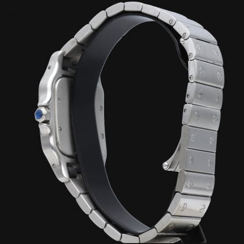 Montre Cartier Santos Galbée - Montre en acier (quartz) 58 Facettes MT46229