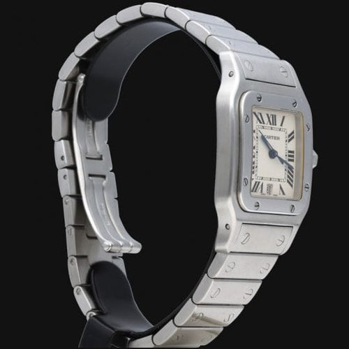 Montre Cartier Santos Galbée - Montre en acier (quartz) 58 Facettes MT46229