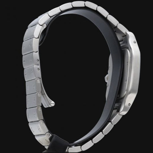 Montre Cartier Santos Galbée - Montre en acier (quartz) 58 Facettes MT46229
