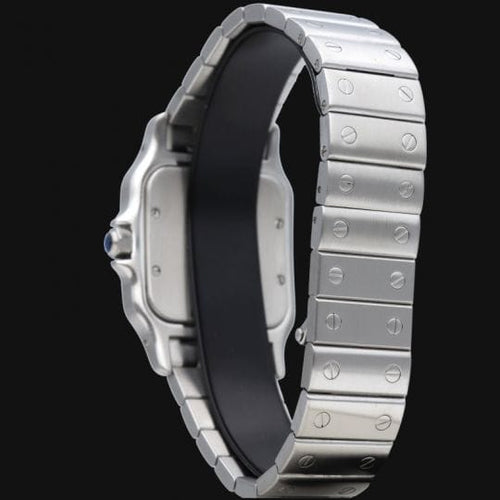 Montre Cartier Santos Galbée - Montre en acier (quartz) 58 Facettes MT46229