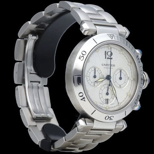 Montre Cartier Pasha Seatimer - Montre automatique acier 38 mm 58 Facettes MT46241
