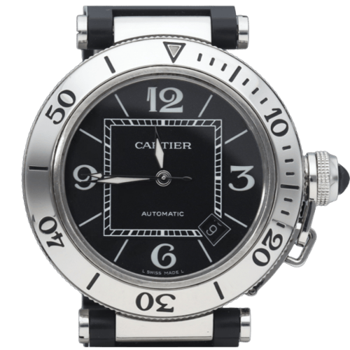 Montre Cartier - Montre Pasha Seatimer en acier 58 Facettes MT46253