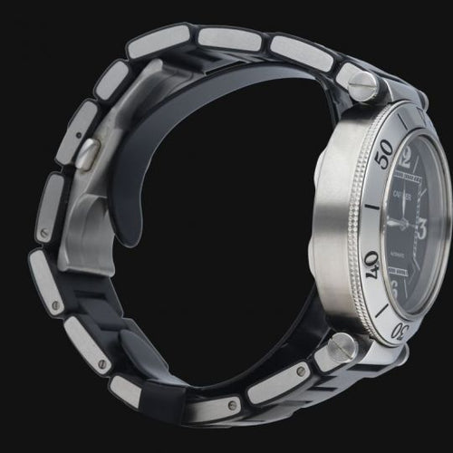 Montre Cartier Pasha Seatimer - Montre automatique homme en acier 40 mm 58 Facettes MT46253