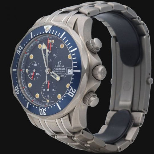 Montre Omega Montre Seamaster Diver 300M Chronograph Titan 58 Facettes MT45604