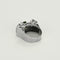 Bague 51 Bague géométrique en or gris, tourmaline verte et diamants. 58 Facettes B250128