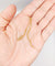 Bracelet Bracelet gourmette fin vintage en or 21k pour enfant 58 Facettes A06967