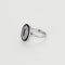 Bague 55 Bague de jeune fille en platine et or gris, saphirs et petits diamants taillés en rose 58 Facettes B260110