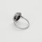 Bague 55 Bague de jeune fille en platine et or gris, saphirs et petits diamants taillés en rose 58 Facettes B260110