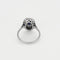 Bague 55 Bague de jeune fille en platine et or gris, saphirs et petits diamants taillés en rose 58 Facettes B260110