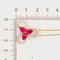 Pendentif Pendentif en or 18K avec diamants 0,52 ct et rubis 2,00 ct 58 Facettes BX02