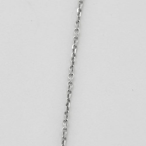Collier Chaîne et Pendentif en or gris, petits diamants. 58 Facettes B260256