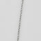 Collier Chaîne et Pendentif en or gris, petits diamants. 58 Facettes B260256