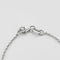 Collier Chaîne et Pendentif en or gris, petits diamants. 58 Facettes B260256
