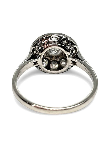 Bague 50 Bague en or blanc 18K (750) et diamants 0,60 ct 58 Facettes 1876