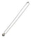 Collier Collier en or blanc 18K serti d’un diamant 0,40 ct 58 Facettes 1825