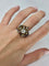 Bague 53 Bague ancienne en or jaune 18K avec diamants, saphirs et rubis 58 Facettes 1873