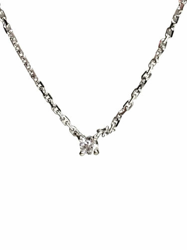 Collier Mauboussin - Collier en or blanc 18K et diamant 0,05 ct 58 Facettes 1862