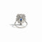 Bague 58 Bague cocktail années 70 en or blanc 18 carats saphir et diamants 58 Facettes 1.0001357/1