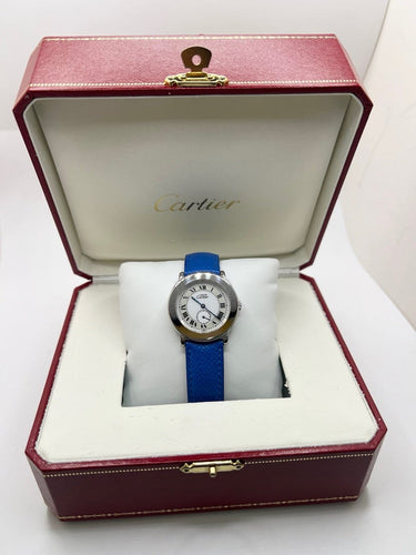 Montre Cartier Must de Cartier Ronde - Montre quartz en argent 925 33 mm 58 Facettes 1824