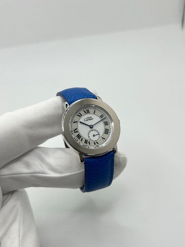Montre Cartier Must de Cartier Ronde - Montre quartz en argent 925 33 mm 58 Facettes 1824