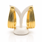 Boucles d'oreilles Boucheron - Boucles d’oreilles vintage en or jaune 18 carats 58 Facettes Bou