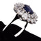 Bague Bague en or blanc 18 carats avec saphir et diamants 58 Facettes AN63 (00029)