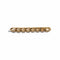 Broche Mellerio - Broche maille gourmette en or jaune 18 carats 58 Facettes 1.0000350