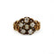 Bague 53 Bague marguerite Napoléon III en or jaune 750‰ et diamants 58 Facettes 260111R