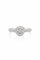 Bague 53 Solitaire - Bague en or blanc 18 carats et diamants naturels 58 Facettes 90921-ac12911
