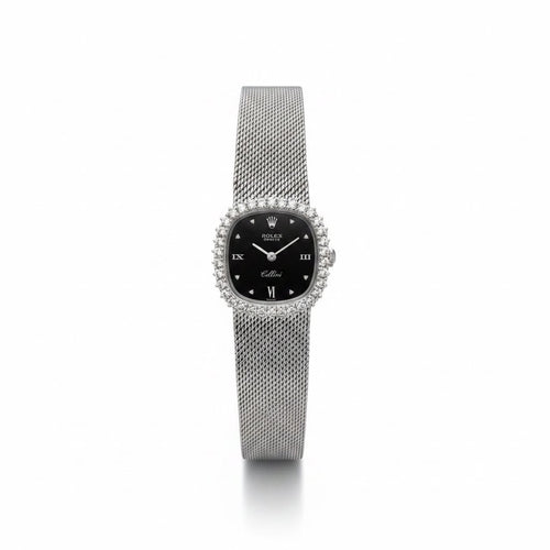Montre Rolex Cellini - Montre femme en or blanc et diamants 58 Facettes 1.0001115/1