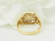 Bague 57 Bague pavée de diamants en or jaune 18 ct 58 Facettes 33673