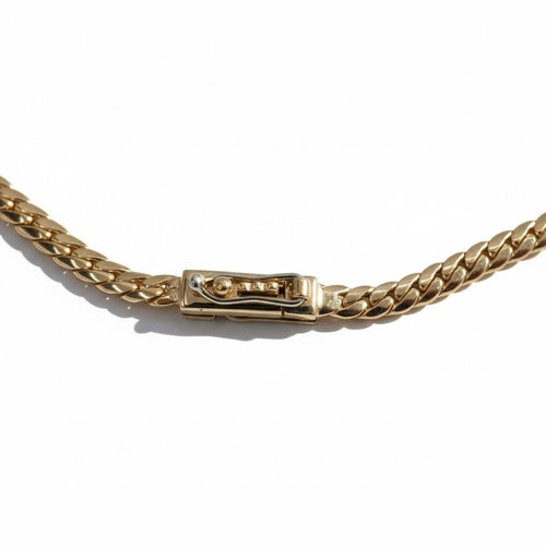 Collier A. Roure - Collier maille anglaise en or jaune 18 carats et diamant 58 Facettes 1.0001421/1