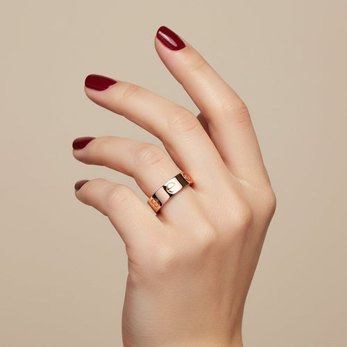 Bague 50 Cartier Love - Bague en or rose 18 carats 58 Facettes 1.0001402/1