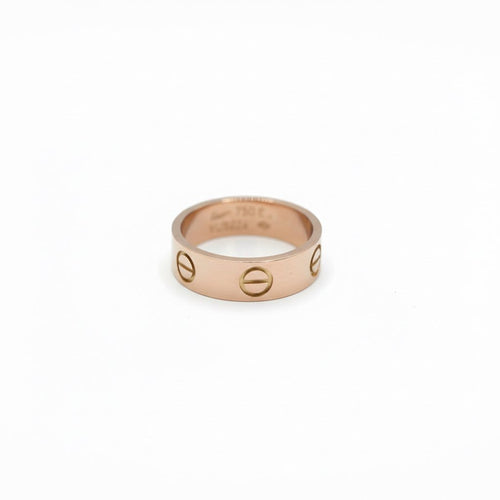 Bague 50 Cartier Love - Bague en or rose 18 carats 58 Facettes 1.0001402/1