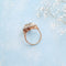 Bague 51.5 Bague vintage - Saphirs Troïdia et diamants en or rose et or blanc 18K 58 Facettes 1780