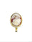 Pendentif Pendentif camée coquillage en or jaune 18 carats avec diamant 58 Facettes 1748566