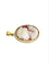 Pendentif Pendentif camée coquillage en or jaune 18 carats avec diamant 58 Facettes 1748566