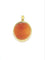 Pendentif Pendentif camée coquillage en or jaune 18 carats avec diamant 58 Facettes 1748566