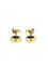 Boucles d'oreilles Boucles d’oreilles - Motifs feuilles en or jaune 18 carats et diamants 58 Facettes 1748569