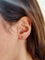 Boucles d'oreilles Boucles d’oreilles - Motifs feuilles en or jaune 18 carats et diamants 58 Facettes 1748569