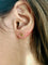 Boucles d'oreilles Boucles d’oreilles - Motifs feuilles en or jaune 18 carats et diamants 58 Facettes 1748569