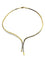 Collier Collier semi-rigide en or champagne 18 carats et diamants 58 Facettes 1748573