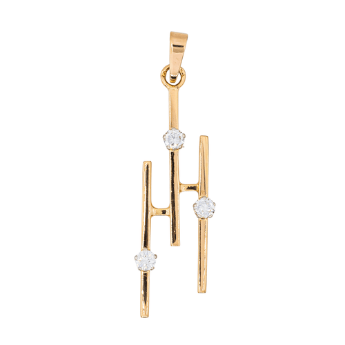 Pendentif Pendentif Or rose Diamant 58 Facettes 5770313CN
