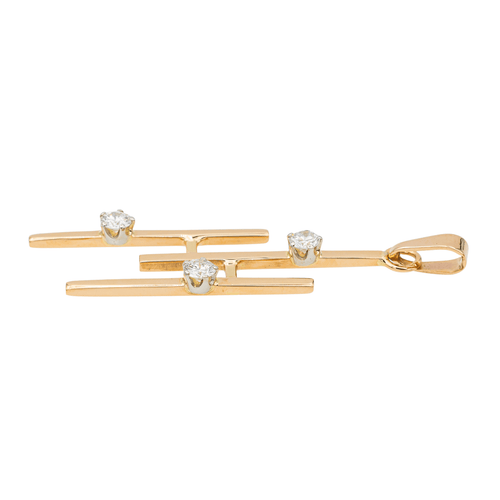 Pendentif Pendentif Or rose Diamant 58 Facettes 5770313CN