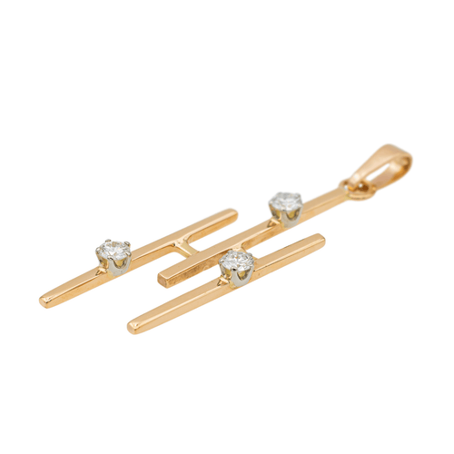 Pendentif Pendentif Or rose Diamant 58 Facettes 5770313CN